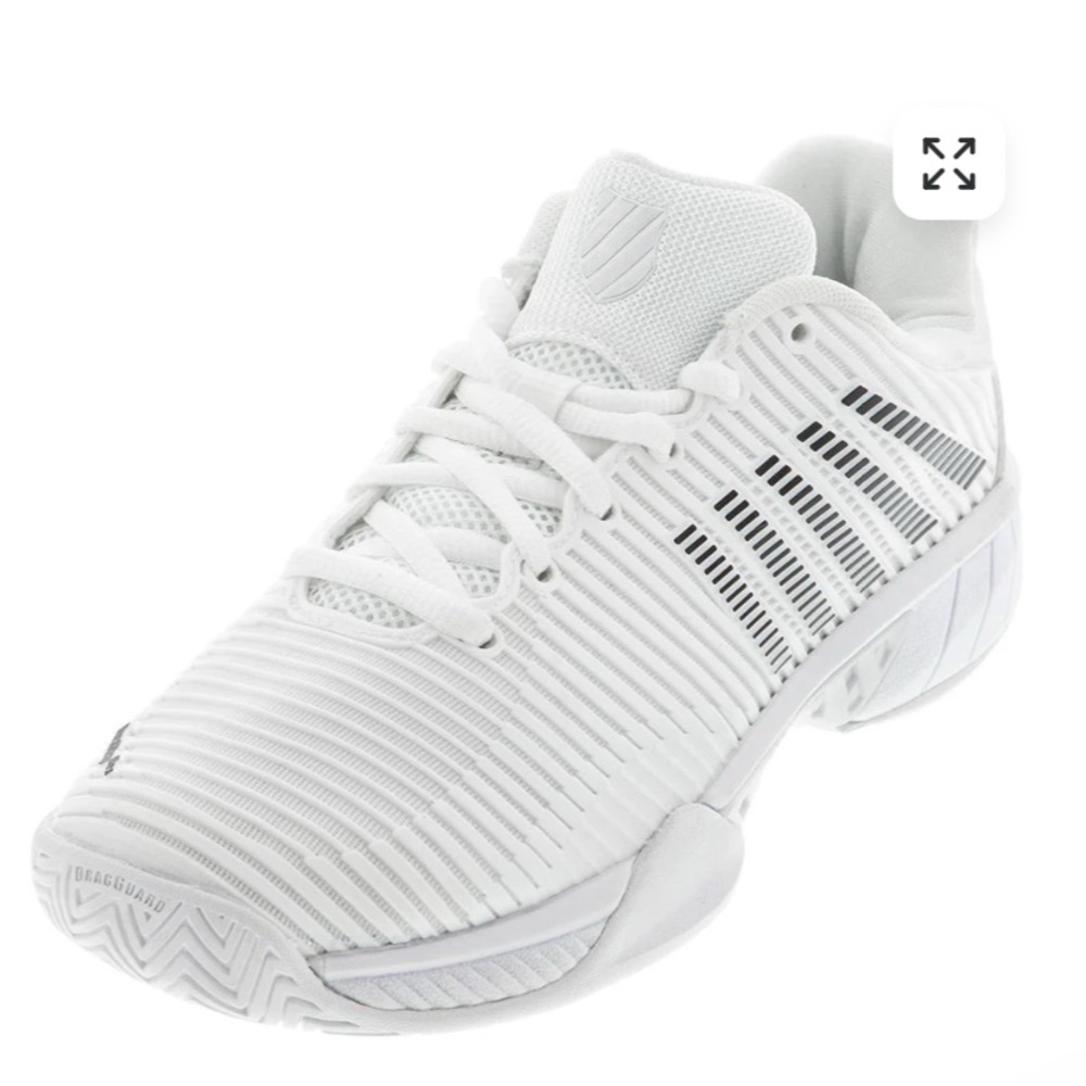 Women's Hypercourt Express 2 Tennis Shoes White and Black